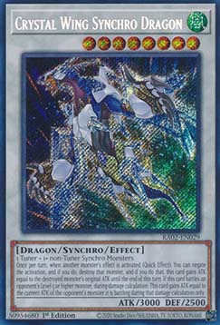 Crystal Wing Synchro Dragon (V.3 - Secret Rare)