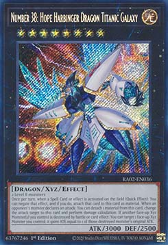 Number 38: Hope Harbinger Dragon Titanic Galaxy (V.3 - Secret Rare)