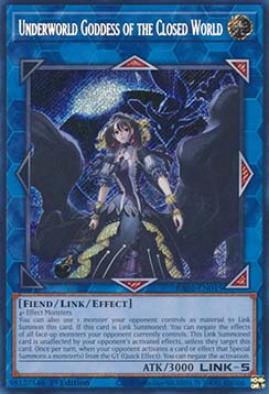 Underworld Goddess of the Closed World (V.3 - Secret Rare)