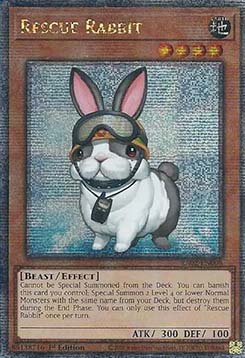 Rescue Rabbit (V.5 - Quarter Century Secret Rare)