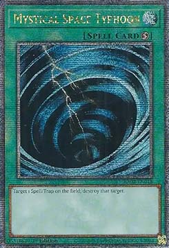 Mystical Space Typhoon (V.5 - Quarter Century Secret Rare)