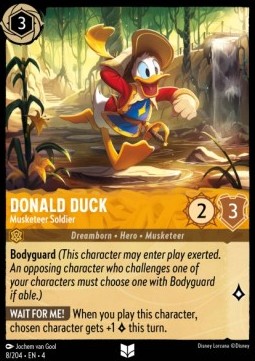 Donald Duck - Musketeer Soldier