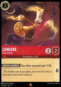 Lumiere - Fiery Friend