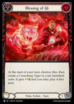 Blessing of Qi (Red) (Regular)