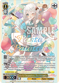 Colorful Decorations, Eve Wakamiya (V.2 - Feature Rare)