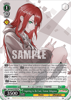 Aspiring to Be Cool, Tomoe Udagawa (V.1 - Common)