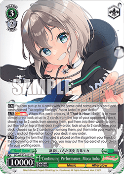 Continuing Performance, Moca Aoba (V.1 - Common)