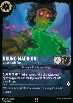 Bruno Madrigal - Unspeakable Seer