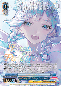 Overflowing With Feelings, Eve Wakamiya (V.2 - Feature Rare)