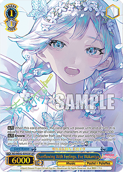 Overflowing With Feelings, Eve Wakamiya (V.3 - Special Rare)