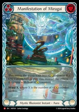 Manifestation of Miragai (Alternate Art Rainbow Foil)