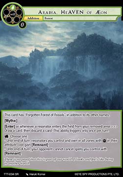 Aradia, HeAVEN of AEon (V.1 - Super Rare)