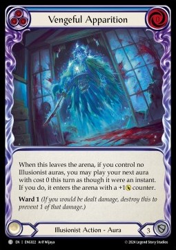 Vengeful Apparition (Blue) (Regular)