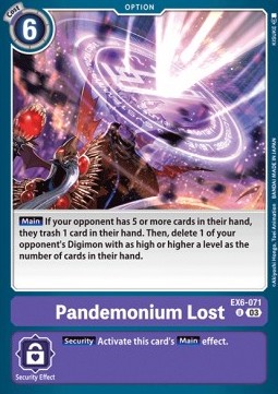 Pandemonium Lost (EX6-071)