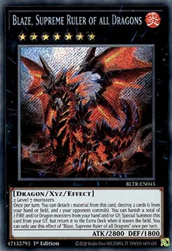 Blaze, Supreme Ruler of All Dragons (V.1 - Secret Rare)