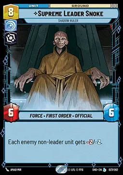 Supreme Leader Snoke, Shadow Ruler