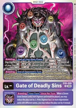 Gate of Deadly Sins (EX6-006)