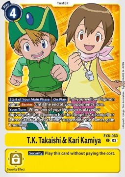 T.K. Takaishi & Kari Kamiya (EX6-063) (V.1)