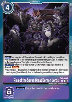 Rise of the Seven Great Demon Lords (EX6-069)