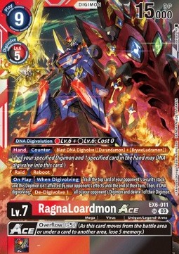 RagnaLoardmon Ace (EX6-011) (V.1)