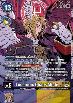 Lucemon: Chaos Mode (EX6-054) (V.2)