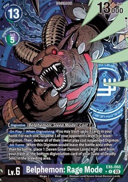 Belphemon: Rage Mode (EX6-060) (V.2)