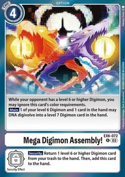 Mega Digimon Assembly! (EX6-072)