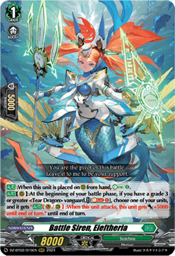 Battle Siren, Eleftheria [D-Format] (V.1 - Triple Rare)