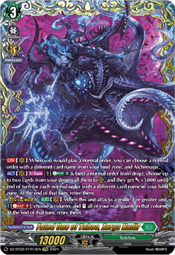 Fated One of Taboo, Zorga Nadir [D-Format] (V.2 - Double Frame Rare)