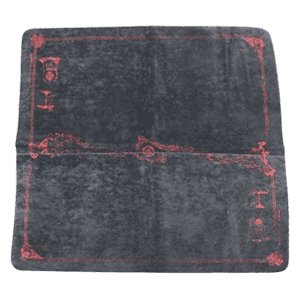 SpellGround - 2-Player Classic Playmat (Black/Red)