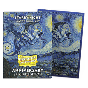 100 Dragon Shield Sleeves - Matte Dual Starry Night