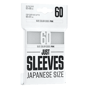 60 Small Gamegenic Just Sleeves Sleeves (White)