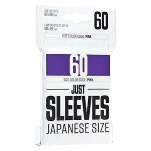 60 Small Gamegenic Just Sleeves Sleeves (Purple)