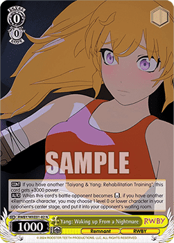 Yang: Waking up From a Nightmare (V.1 - Common)