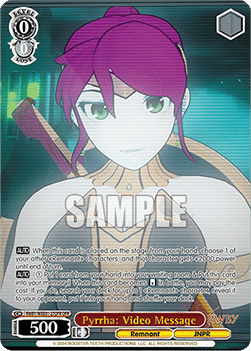 Pyrrha: Video Message (V.2 - Overframe Rare)