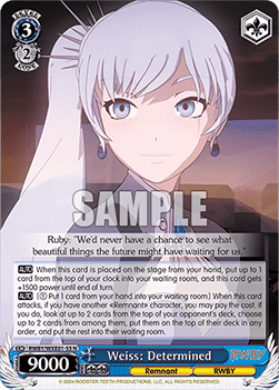 Weiss: Determined (V.1 - Common)