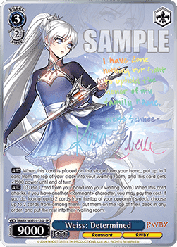 Weiss: Determined (V.3 - Special Rare)