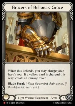 Bracers of Bellona's Grace (Rainbow Foil)