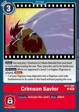 Crimson Savior (BT17-096)