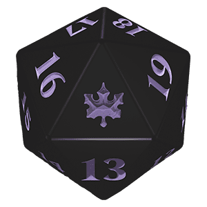 Bloomburrow: D20 Die (Purple)