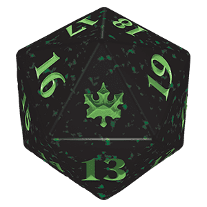 Bloomburrow: D20 Die (Green)