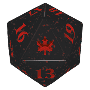 Bloomburrow: D20 Die (Red)