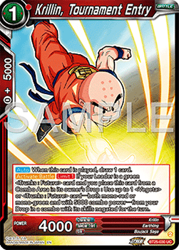 Krillin, Tournament Entry