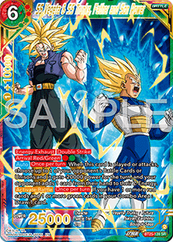 SS Vegeta & SS Trunks, Father and Son Power (V.1 - Super Rare)