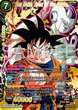 Son Goku, Apex of the Origin (V.1 - Secret Rare)