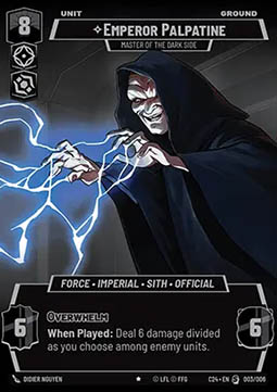 Emperor Palpatine, Master of the Dark Side