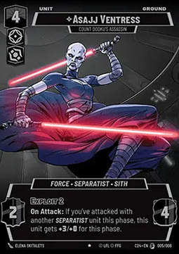 Asajj Ventress, Count Dooku's Assassin