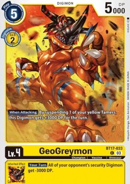 GeoGreymon (BT17-033)