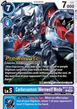 Cerberusmon: Werewolf Mode (BT17-025)