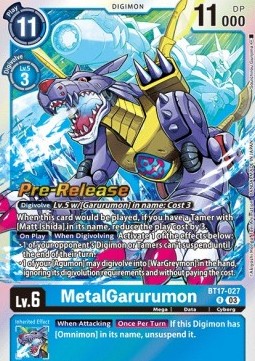 MetalGarurumon (BT17-027)